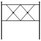 vidaXL Cabecero de metal negro 90 cm vidaXL Cabecero de metal negro 90 cm