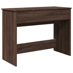 vidaXL Tocador con espejo color marrón roble 100x45x76 cm