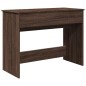 vidaXL Tocador con espejo color marrón roble 100x45x76 cm vidaXL Tocador con espejo color marrón roble 100x45x76 cm