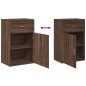 vidaXL Armario almacenaje madera ingeniería marrón roble 56,5x39x90 cm vidaXL Armario almacenaje madera ingeniería marrón roble 56,5x39x90 cm