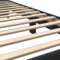 vidaXL Estructura de cama madera ingeniería y metal negro 100x200 cm vidaXL Estructura de cama madera ingeniería y metal negro 100x200 cm