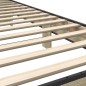 vidaXL Estructura cama madera ingeniería metal roble Sonoma 90x200 cm