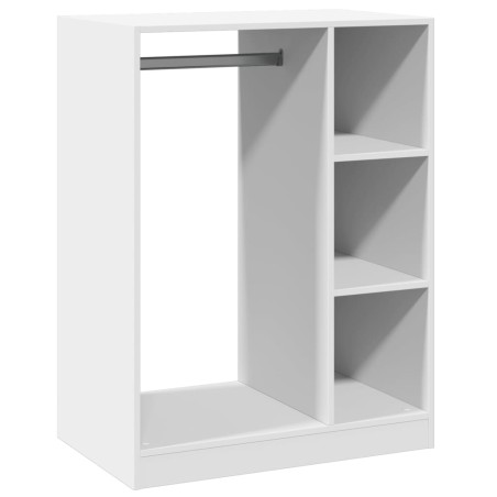 vidaXL Armario de madera de ingeniería blanco 77x48x102 cm