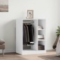 vidaXL Armario de madera de ingeniería blanco 77x48x102 cm