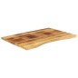 vidaXL Tablero de escritorio con curva madera mango rugosa 90x60x2,5cm vidaXL Tablero de escritorio con curva madera mango rugosa 90x60x2,5cm