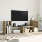 vidaXL Muebles de TV 2 uds madera ingeniería roble Sonoma 75x30x50 cm vidaXL Muebles de TV 2 uds madera ingeniería roble Sonoma 75x30x50 cm