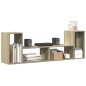 vidaXL Muebles de TV 2 uds madera ingeniería roble Sonoma 75x30x50 cm vidaXL Muebles de TV 2 uds madera ingeniería roble Sonoma 75x30x50 cm