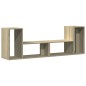 vidaXL Muebles de TV 2 uds madera ingeniería roble Sonoma 75x30x50 cm vidaXL Muebles de TV 2 uds madera ingeniería roble Sonoma 75x30x50 cm