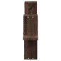 vidaXL Estantería pared madera ingeniería roble marrón 104,5x10x43 cm vidaXL Estantería pared madera ingeniería roble marrón 104,5x10x43 cm