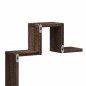 vidaXL Estantería pared madera ingeniería roble marrón 104,5x10x43 cm vidaXL Estantería pared madera ingeniería roble marrón 104,5x10x43 cm