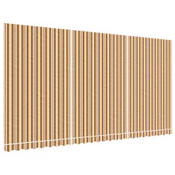 vidaXL Tela de repuesto de toldo rayas de colores 6x3 m