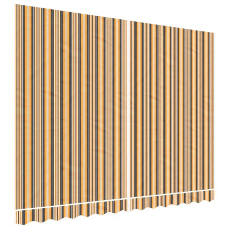 vidaXL Tela de repuesto de toldo rayas de colores 3,5x2,5 m