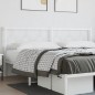 vidaXL Cabecero de metal blanco 193 cm vidaXL Cabecero de metal blanco 193 cm