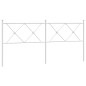 vidaXL Cabecero de metal blanco 180 cm
