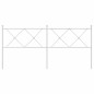 vidaXL Cabecero de metal blanco 180 cm