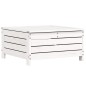 vidaXL Juego de sofás de jardín 8 pzas madera maciza de pino blanco vidaXL Juego de sofás de jardín 8 pzas madera maciza de pino blanco