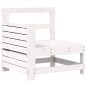 vidaXL Juego de sofás de jardín 10 pzas madera maciza de pino blanco vidaXL Juego de sofás de jardín 10 pzas madera maciza de pino blanco