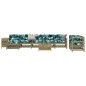 vidaXL Juego de sofás de jardín 10 pzas madera de pino impregnada vidaXL Juego de sofás de jardín 10 pzas madera de pino impregnada