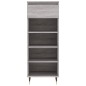 vidaXL Mueble zapatero madera contrachapada gris Sonoma 40x36x105 cm vidaXL Mueble zapatero madera contrachapada gris Sonoma 40x36x105 cm