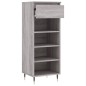 vidaXL Mueble zapatero madera contrachapada gris Sonoma 40x36x105 cm vidaXL Mueble zapatero madera contrachapada gris Sonoma 40x36x105 cm