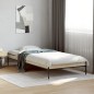 vidaXL Estructura cama madera ingeniería metal roble Sonoma 100x200 cm vidaXL Estructura cama madera ingeniería metal roble Sonoma 100x200 cm