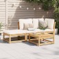 vidaXL Set de muebles para jardín 3 piezas con cojines madera acacia vidaXL Set de muebles para jardín 3 piezas con cojines madera acacia