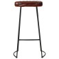 vidaXL Taburetes de bar Gavin 2 uds marrón oscuro 44x37,5x78 cm vidaXL Taburetes de bar Gavin 2 uds marrón oscuro 44x37,5x78 cm