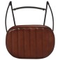 vidaXL Taburetes de bar Gavin 2 uds marrón oscuro 44x37,5x78 cm vidaXL Taburetes de bar Gavin 2 uds marrón oscuro 44x37,5x78 cm