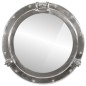 vidaXL Espejo de ojo de buey de pared aluminio y vidrio Ø50 cm vidaXL Espejo de ojo de buey de pared aluminio y vidrio Ø50 cm