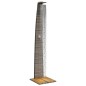 vidaXL Ducha de exterior ratán PE y madera acacia gris 55x60x224 cm vidaXL Ducha de exterior ratán PE y madera acacia gris 55x60x224 cm