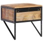 vidaXL Mesita de noche madera maciza de mango 40x35x40 cm