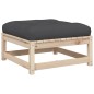 vidaXL Juego de sofás de jardín 9 pzas con cojines madera maciza pino vidaXL Juego de sofás de jardín 9 pzas con cojines madera maciza pino