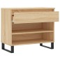 vidaXL Mueble zapatero madera contrachapada roble Sonoma 70x36x60 cm vidaXL Mueble zapatero madera contrachapada roble Sonoma 70x36x60 cm