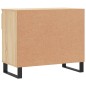 vidaXL Mueble zapatero madera contrachapada roble Sonoma 70x36x60 cm vidaXL Mueble zapatero madera contrachapada roble Sonoma 70x36x60 cm