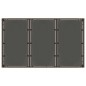 vidaXL Mesa de jardín superficie de vidrio ratán PE marrón 150x90x75cm vidaXL Mesa de jardín superficie de vidrio ratán PE marrón 150x90x75cm