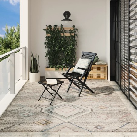 vidaXL Alfombra de interior/exterior diseño vintage ARBIZU 240x340 cm