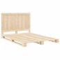 vidaXL Estructura de cama con cabecero madera maciza pino 160x200 cm vidaXL Estructura de cama con cabecero madera maciza pino 160x200 cm