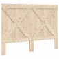 vidaXL Estructura de cama con cabecero madera pino gris 140x200 cm vidaXL Estructura de cama con cabecero madera pino gris 140x200 cm