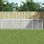 vidaXL Gallinero con techo acero galvanizado gris claro 403x98x90 cm vidaXL Gallinero con techo acero galvanizado gris claro 403x98x90 cm