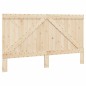 vidaXL Estructura de cama con cabecero madera maciza de pino 200x200cm vidaXL Estructura de cama con cabecero madera maciza de pino 200x200cm