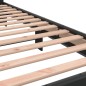 vidaXL Estructura de cama madera ingeniería y metal negro 100x200 cm vidaXL Estructura de cama madera ingeniería y metal negro 100x200 cm