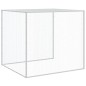 vidaXL Gallinero con techo acero galvanizado gris claro 403x98x90 cm vidaXL Gallinero con techo acero galvanizado gris claro 403x98x90 cm