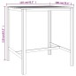 vidaXL Juego de bar de jardín 9 piezas madera de pino impregnada vidaXL Juego de bar de jardín 9 piezas madera de pino impregnada