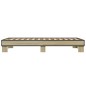 vidaXL Estructura cama madera ingeniería metal roble Sonoma 75x190 cm vidaXL Estructura cama madera ingeniería metal roble Sonoma 75x190 cm