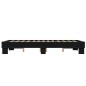 vidaXL Estructura de cama madera de ingeniería y metal negro 135x190cm vidaXL Estructura de cama madera de ingeniería y metal negro 135x190cm