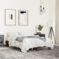 vidaXL Estructura cama madera ingeniería metal marrón roble 140x190 cm vidaXL Estructura cama madera ingeniería metal marrón roble 140x190 cm
