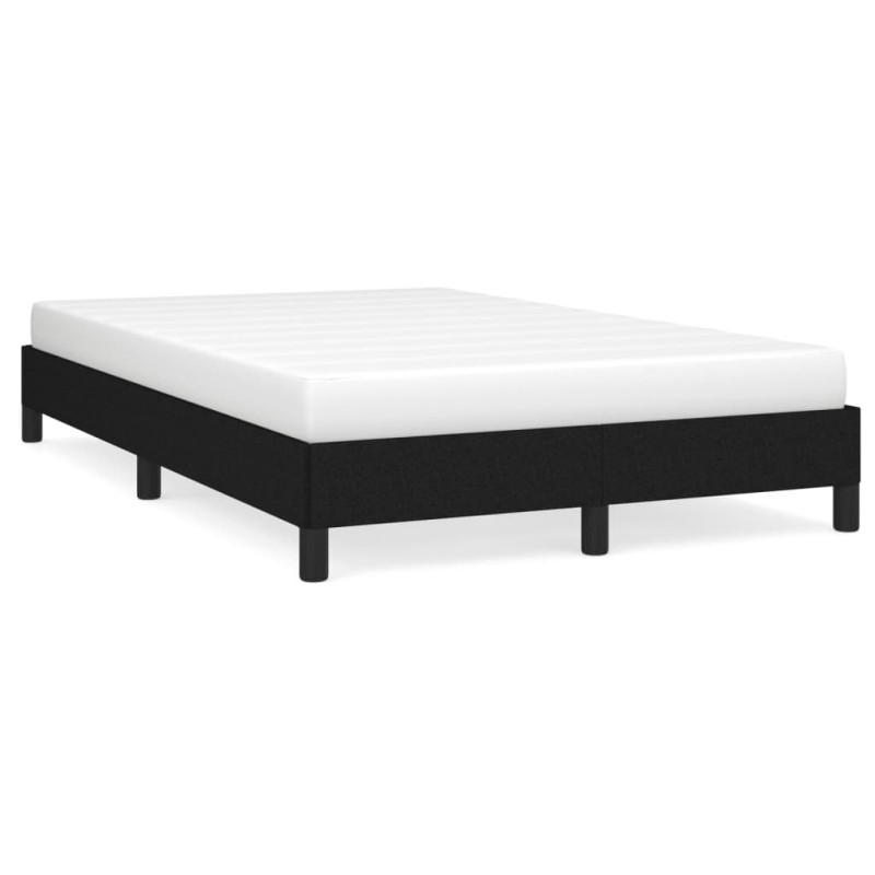 vidaXL Estructura de cama tela negro 120x190 cm vidaXL Estructura de cama tela negro 120x190 cm