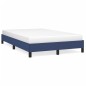 vidaXL Estructura de cama tela azul 120x190 cm