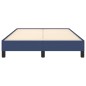 vidaXL Estructura de cama tela azul 120x190 cm