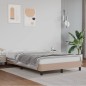 vidaXL Estructura de cama cuero sintético color capuchino 120x190 cm